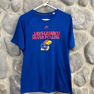 KU Jayhawks T-shirt ADIDAS Ultimate Tee Rock Chalk Kansas